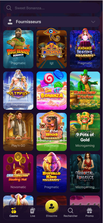 Priv&eacute; Casino Download Mobiele App